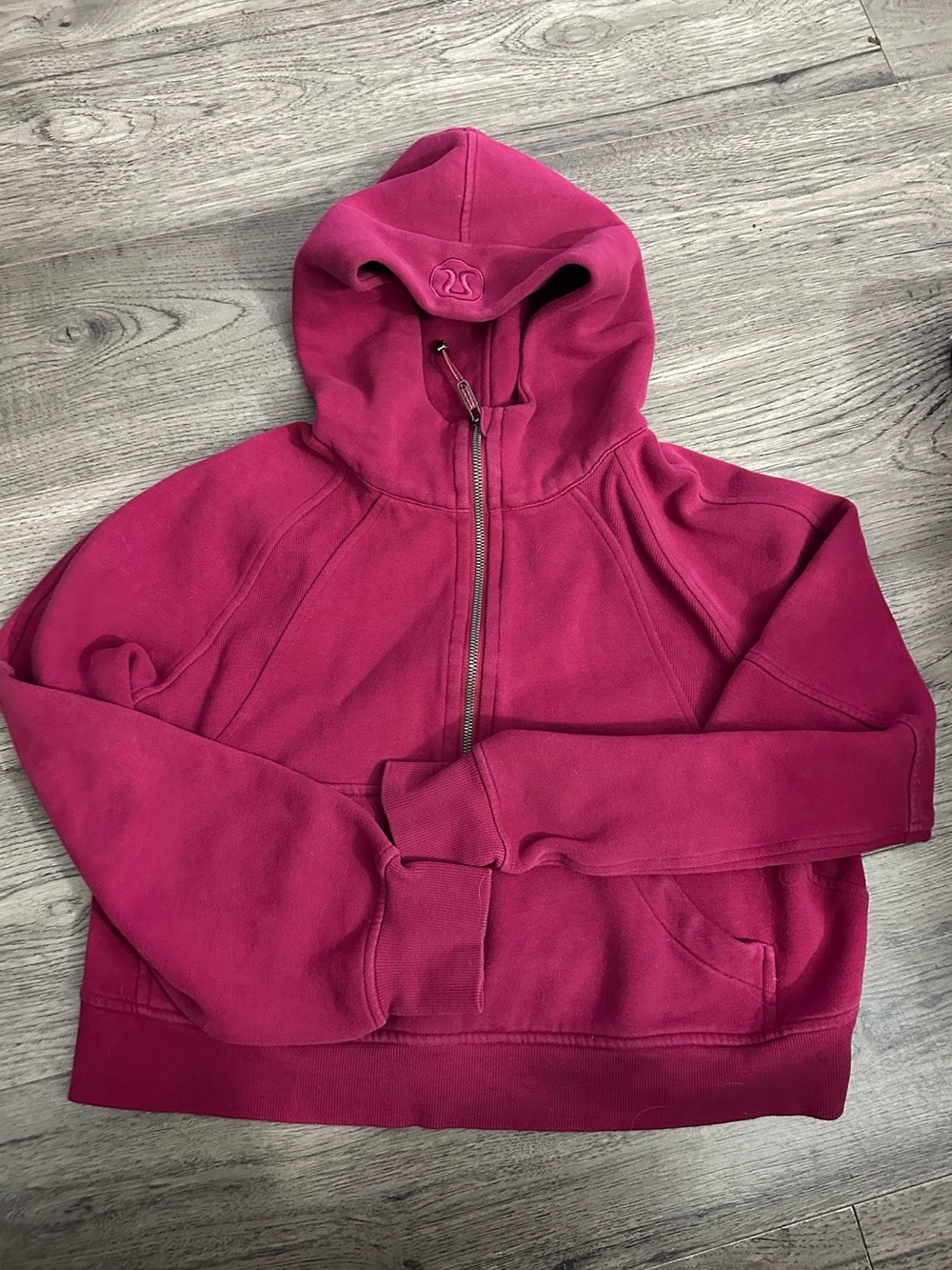 lululemon athletica Girls' Magenta Full-Zip Hooded Jacket